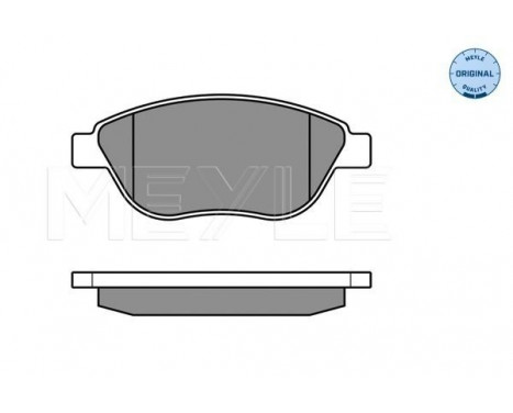 Brake Pad Set, disc brake MEYLE-ORIGINAL Quality 025 239 8119/W