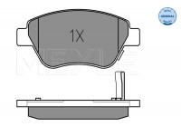 Brake Pad Set, disc brake MEYLE-ORIGINAL Quality 025 239 8217/W