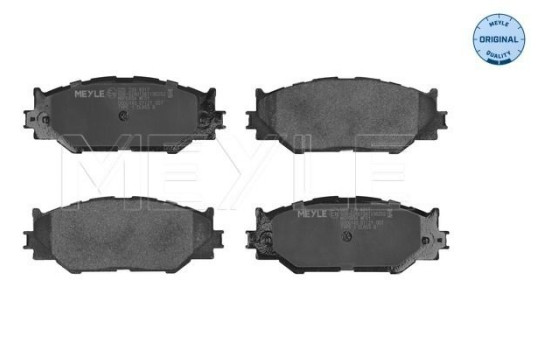 Brake Pad Set, disc brake MEYLE-ORIGINAL Quality 025 239 8317