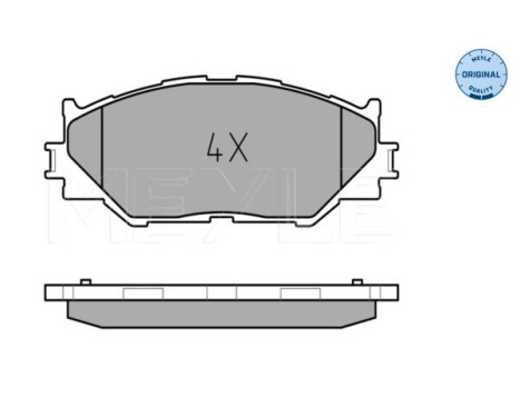 Brake Pad Set, disc brake MEYLE-ORIGINAL Quality 025 239 8317, Image 2