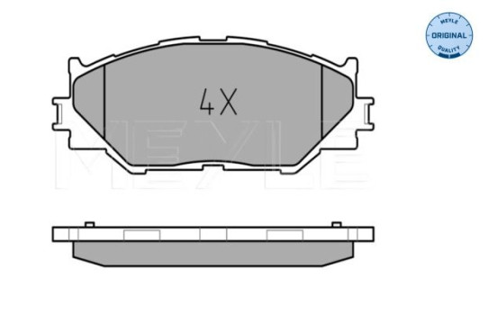Brake Pad Set, disc brake MEYLE-ORIGINAL Quality 025 239 8317, Image 2