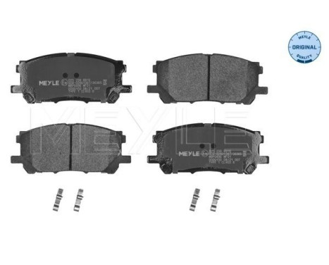 Brake Pad Set, disc brake MEYLE-ORIGINAL Quality 025 239 8916, Image 2