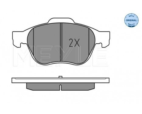 Brake Pad Set, disc brake MEYLE-ORIGINAL Quality 025 239 9617/W, Image 2