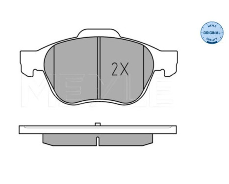 Brake Pad Set, disc brake MEYLE-ORIGINAL Quality 025 239 9617/W, Image 3