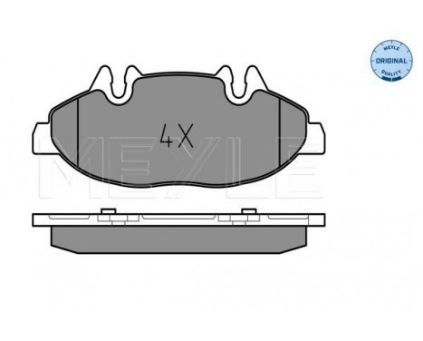 Brake Pad Set, disc brake MEYLE-ORIGINAL Quality 025 240 0720