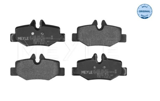 Brake Pad Set, disc brake MEYLE-ORIGINAL Quality 025 240 0817, Image 2