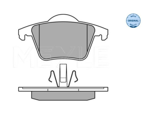 Brake Pad Set, disc brake MEYLE-ORIGINAL Quality 025 240 1118, Image 3