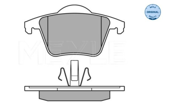Brake Pad Set, disc brake MEYLE-ORIGINAL Quality 025 240 1118, Image 3