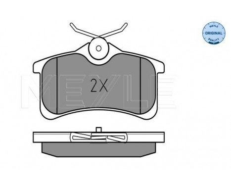 Brake Pad Set, disc brake MEYLE-ORIGINAL Quality 025 240 1314/W, Image 2