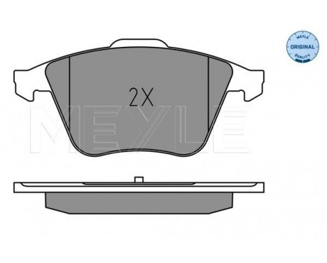 Brake Pad Set, disc brake MEYLE-ORIGINAL Quality 025 240 2120, Image 2