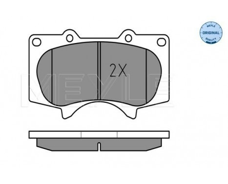 Brake Pad Set, disc brake MEYLE-ORIGINAL Quality 025 240 2417/W, Image 2