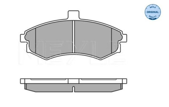 Brake Pad Set, disc brake MEYLE-ORIGINAL Quality 025 240 3117/W, Image 2