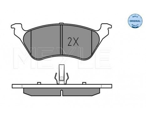 Brake Pad Set, disc brake MEYLE-ORIGINAL Quality 025 240 3616/W