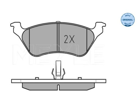 Brake Pad Set, disc brake MEYLE-ORIGINAL Quality 025 240 3616/W, Image 2