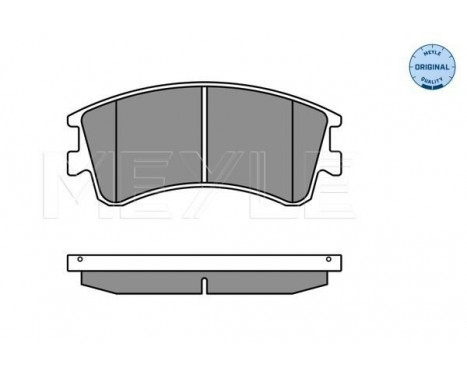 Brake Pad Set, disc brake MEYLE-ORIGINAL Quality 025 240 4618/W