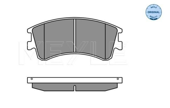 Brake Pad Set, disc brake MEYLE-ORIGINAL Quality 025 240 4618/W