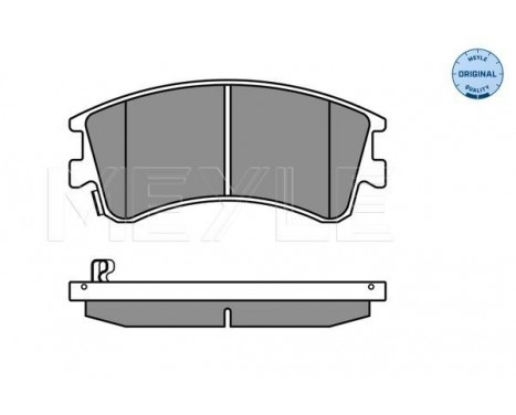 Brake Pad Set, disc brake MEYLE-ORIGINAL Quality 025 240 4618/W, Image 2