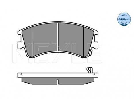 Brake Pad Set, disc brake MEYLE-ORIGINAL Quality 025 240 4618/W, Image 3