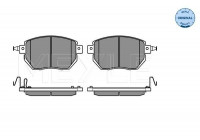 Brake Pad Set, disc brake MEYLE-ORIGINAL Quality 025 240 5615/W