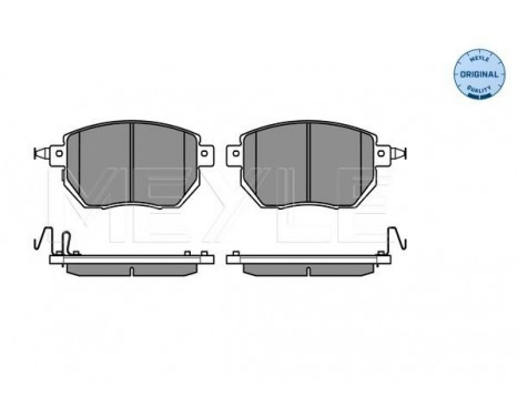 Brake Pad Set, disc brake MEYLE-ORIGINAL Quality 025 240 5615/W