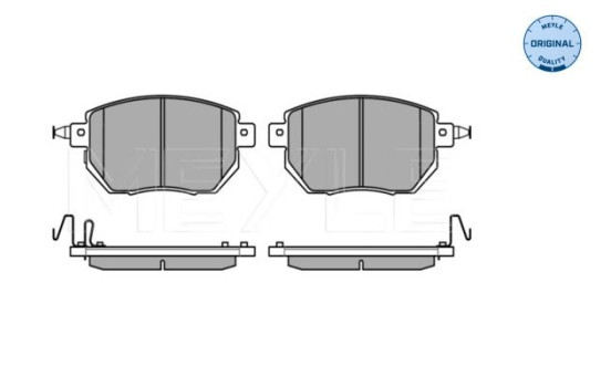 Brake Pad Set, disc brake MEYLE-ORIGINAL Quality 025 240 5615/W, Image 2
