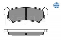 Brake Pad Set, disc brake MEYLE-ORIGINAL Quality 025 240 7114