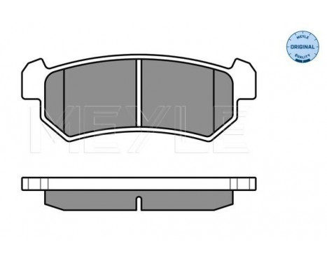 Brake Pad Set, disc brake MEYLE-ORIGINAL Quality 025 240 7114