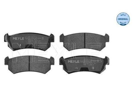 Brake Pad Set, disc brake MEYLE-ORIGINAL Quality 025 240 7114, Image 2