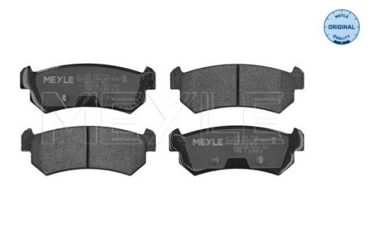 Brake Pad Set, disc brake MEYLE-ORIGINAL Quality 025 240 7114, Image 2