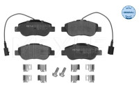 Brake Pad Set, disc brake MEYLE-ORIGINAL Quality 025 240 7217/W