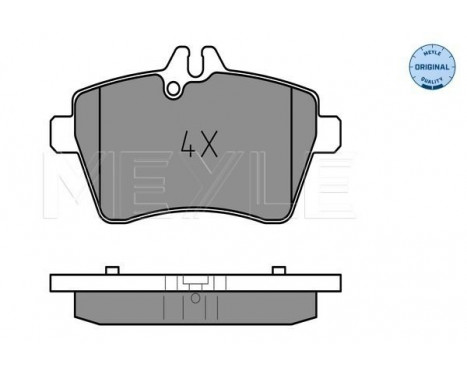 Brake Pad Set, disc brake MEYLE-ORIGINAL Quality 025 240 7719