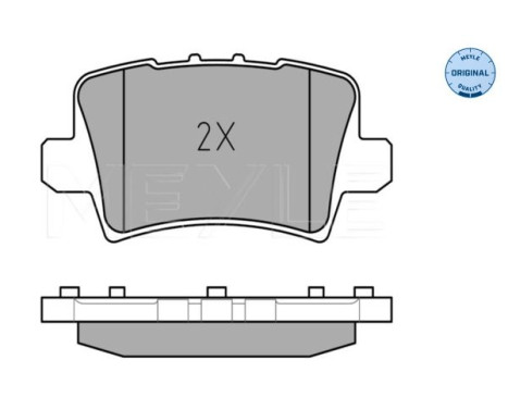 Brake Pad Set, disc brake MEYLE-ORIGINAL Quality 025 240 8615/W, Image 3
