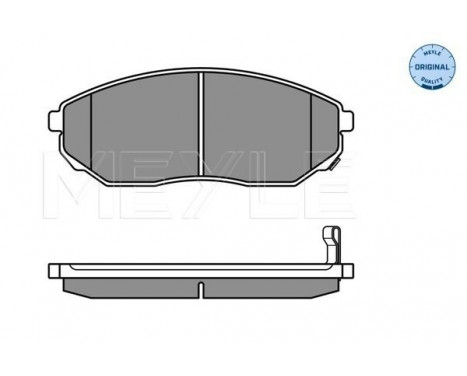 Brake Pad Set, disc brake MEYLE-ORIGINAL Quality 025 240 9217/W, Image 3