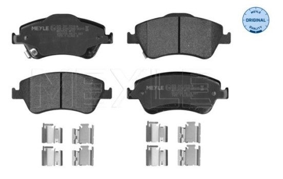 Brake Pad Set, disc brake MEYLE-ORIGINAL Quality 025 241 2219/W, Image 4