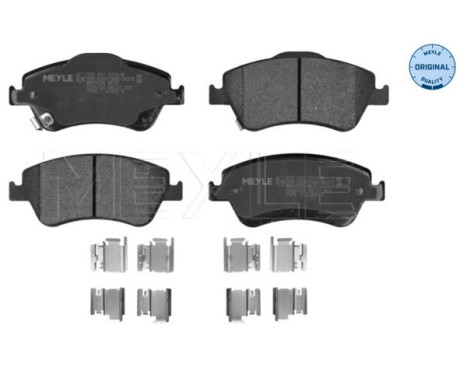 Brake Pad Set, disc brake MEYLE-ORIGINAL Quality 025 241 2219/W, Image 4