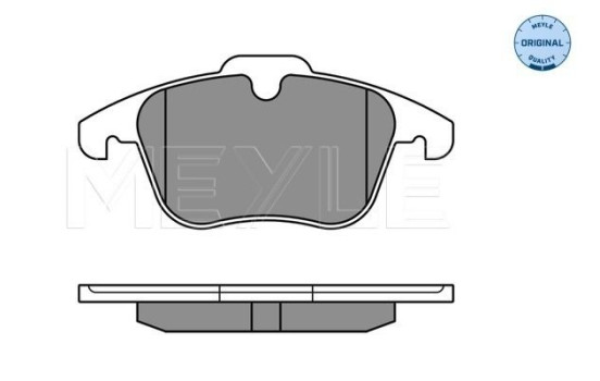 Brake Pad Set, disc brake MEYLE-ORIGINAL Quality 025 241 2319