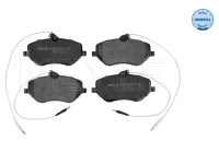 Brake Pad Set, disc brake MEYLE-ORIGINAL Quality 025 241 3317/W