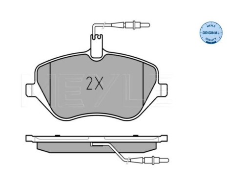 Brake Pad Set, disc brake MEYLE-ORIGINAL Quality 025 241 3317/W, Image 3
