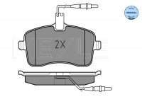 Brake Pad Set, disc brake MEYLE-ORIGINAL Quality 025 241 3418/W
