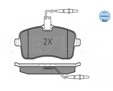 Brake Pad Set, disc brake MEYLE-ORIGINAL Quality 025 241 3418/W