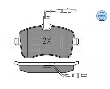 Brake Pad Set, disc brake MEYLE-ORIGINAL Quality 025 241 3418/W, Image 2