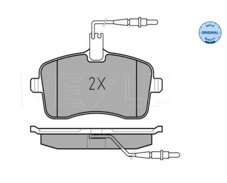 Brake Pad Set, disc brake MEYLE-ORIGINAL Quality 025 241 3418/W, Image 3