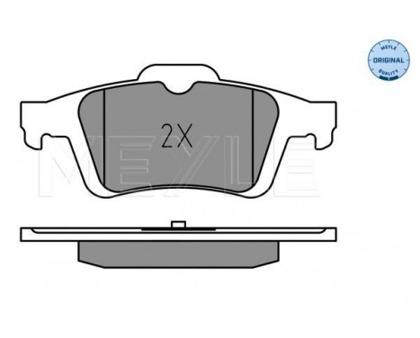 Brake Pad Set, disc brake MEYLE-ORIGINAL Quality 025 241 3717, Image 2