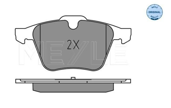 Brake Pad Set, disc brake MEYLE-ORIGINAL Quality 025 241 4218, Image 2