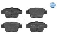 Brake Pad Set, disc brake MEYLE-ORIGINAL Quality 025 241 5017