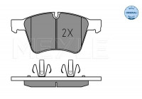 Brake Pad Set, disc brake MEYLE-ORIGINAL Quality 025 241 5120