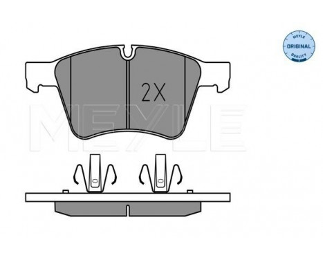 Brake Pad Set, disc brake MEYLE-ORIGINAL Quality 025 241 5120