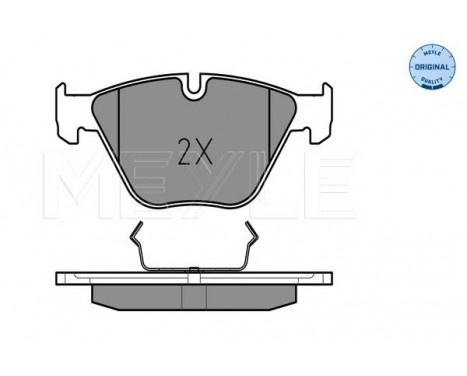 Brake Pad Set, disc brake MEYLE-ORIGINAL Quality 025 241 6120, Image 2