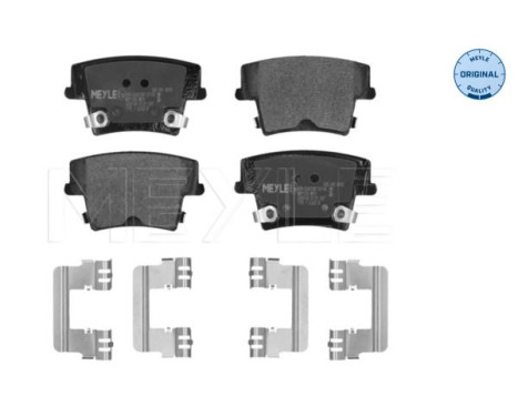 Brake Pad Set, disc brake MEYLE-ORIGINAL Quality 025 241 6318