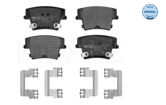 Brake Pad Set, disc brake MEYLE-ORIGINAL Quality 025 241 6318